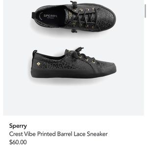 Sperry never worn size 8 black